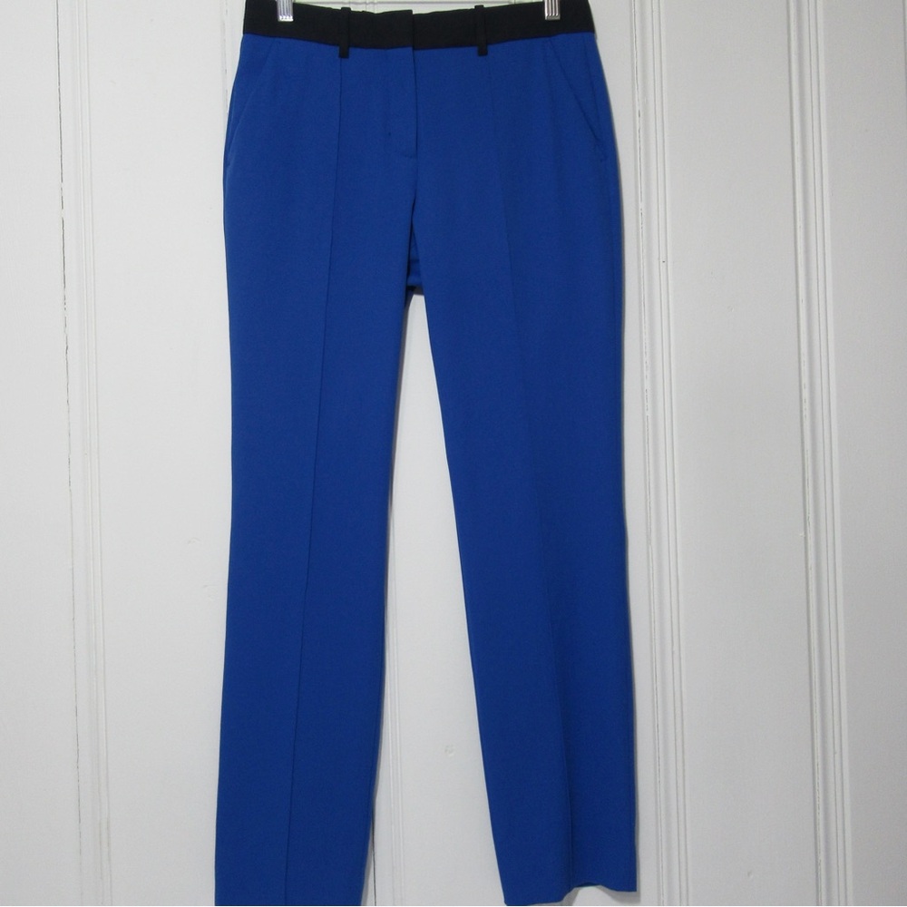 Tory Burch Tory Sport Blue Color Block Trouser Pants Size 4